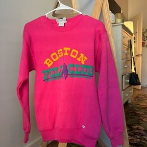 Women’s Vintage Boston Polo Club Crew Neck Size Small